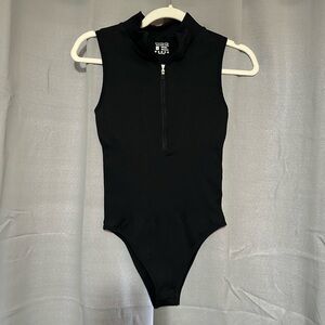 Black Sleeveless One Piece